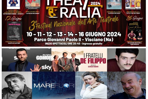 AL VIA LA TERZA EDIZIONE DI THEATRALIA. GRANDE SUCCESSO PER LA PRIMA SERATA