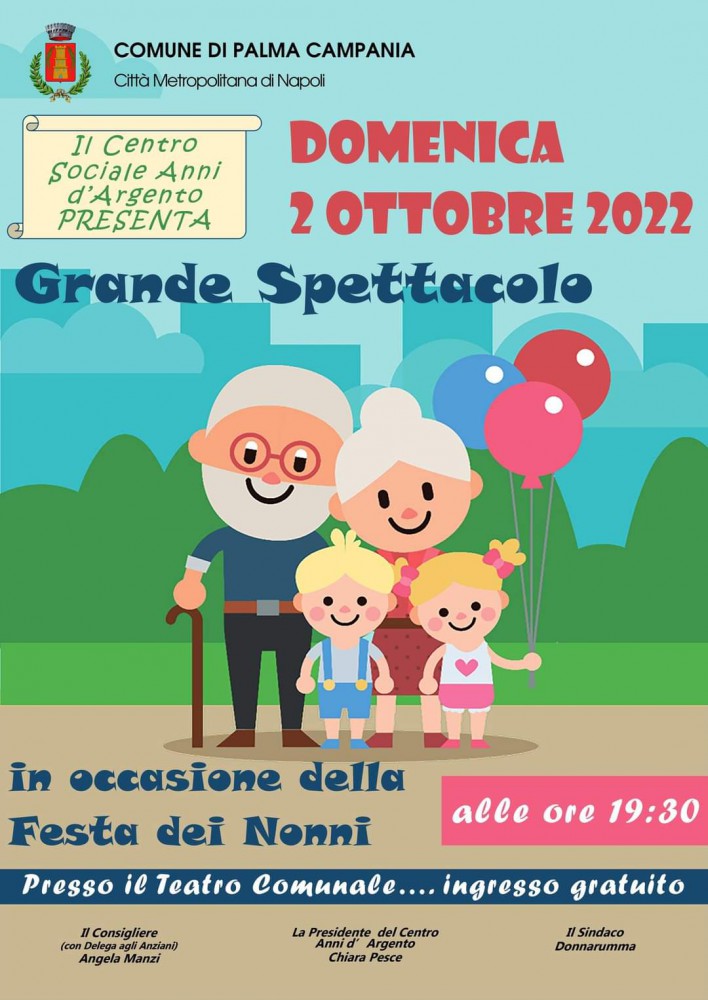 A Palma Campania il Grande Spettacolo per la Festa dei Nonni