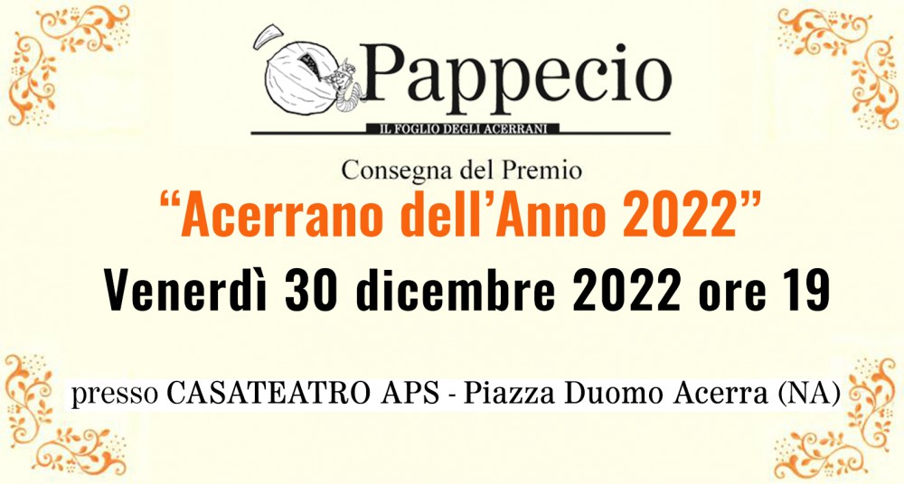 Il regista Giuseppe Alessio Nuzzo è l’acerrano dell’anno 2022