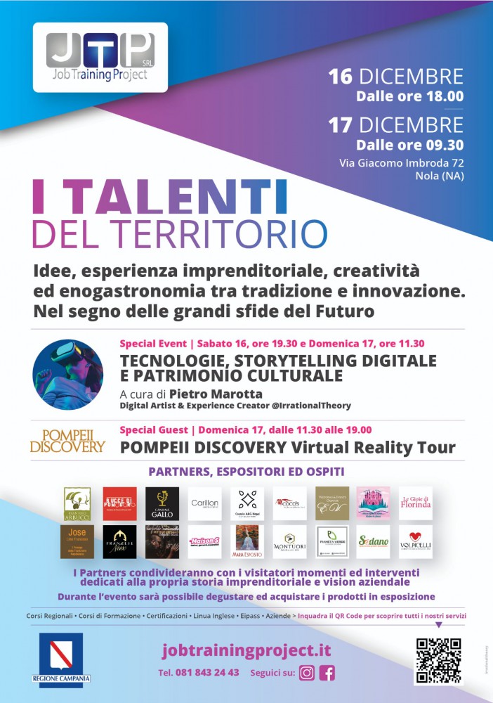 Nola, 16 e 17 dicembre: una due giorni dedicata ai talenti del territorio