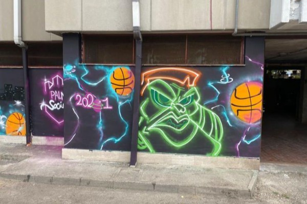 Palma Campania, dei murales accompagnano la nascita del campo di street basket 'Tommaso Sorrentino'