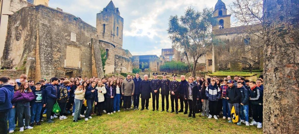 Cultura della legalità e conoscenza storico artistica del territorio. Carabinieri incontrano gli studenti nelle basiliche paleocristiane della città