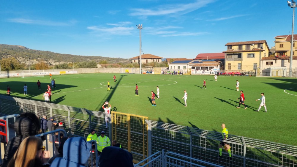 La Palmese conquista il "Fittipaldi": tre gol e Francavilla al tappeto