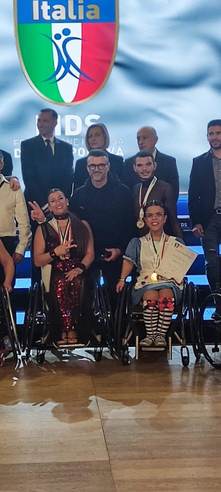 Mariangela Correale campionessa italiana di Weelchairdance