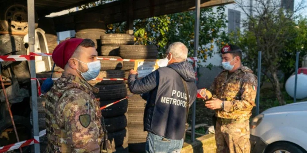 Terra dei Fuochi, blitz a Saviano per contrastare roghi e illeciti ambientali