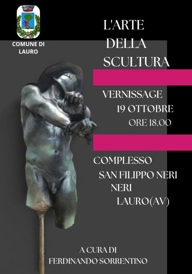 Collettiva d'arte a Lauro: il 19 ottobre prende forma "L'arte della Scultura"