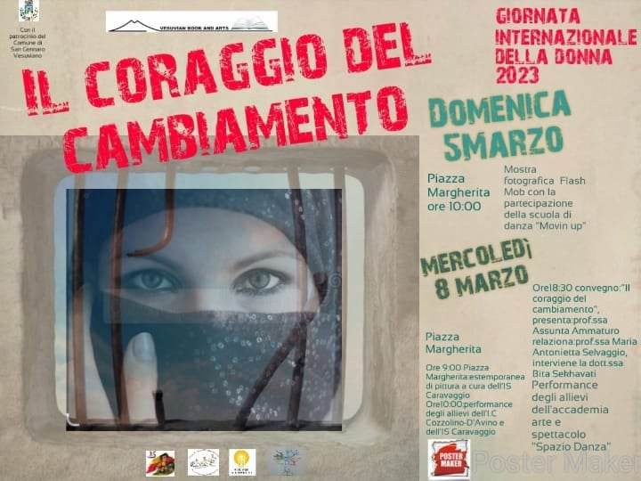 Vesuvian Book and Arts celebra la Donna dando luce al "Coraggio del Cambiamento"