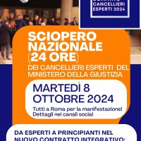 Scoppia la protesta da parte dei cancellieri esperti contro il nuovo contratto nazionale di lavoro