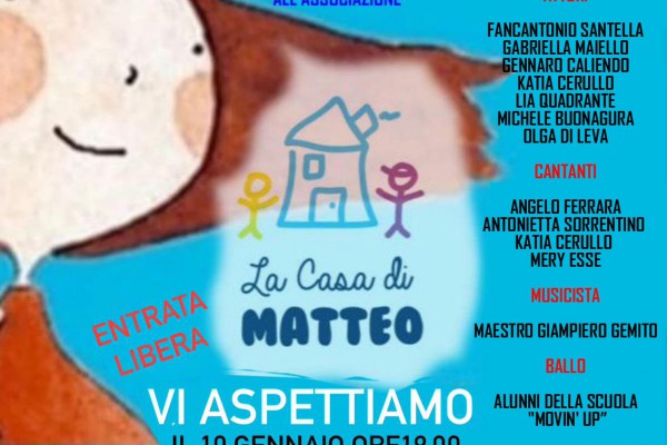 PALMA CAMPANIA TERRA DI BENEFICENZA CON UN EVENTO DI RACCOLTA PER SOSTENERE LA CASA DI MATTEO