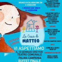 PALMA CAMPANIA TERRA DI BENEFICENZA CON UN EVENTO DI RACCOLTA PER SOSTENERE LA CASA DI MATTEO