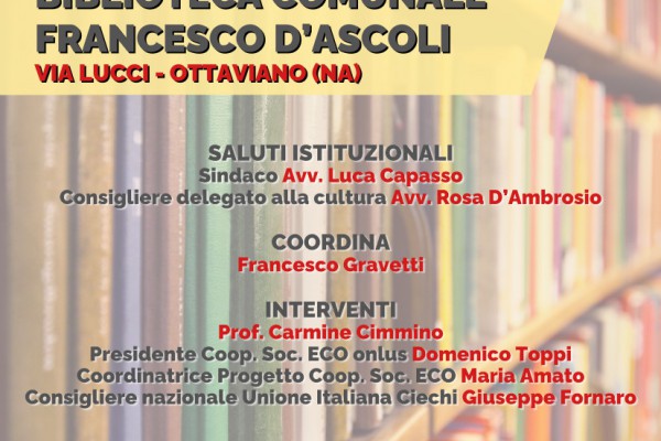 Ottaviano, inaugurazione della biblioteca comunale