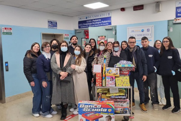 L’Amministrazione Comunale di Striano porta il sorriso nei reparti di pediatria degli ospedali di Sarno e Nocera Inferiore