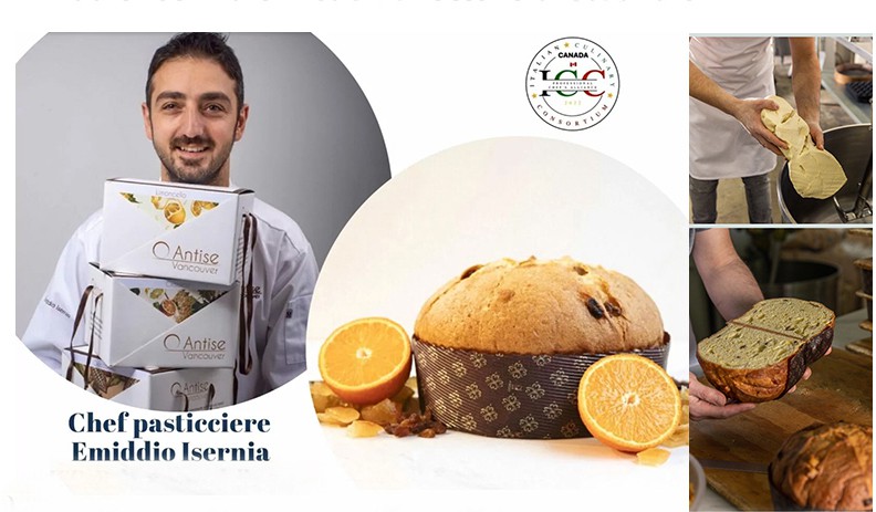 Il Canada è stregato dal panettone dello chef palmese Emiddio Isernia