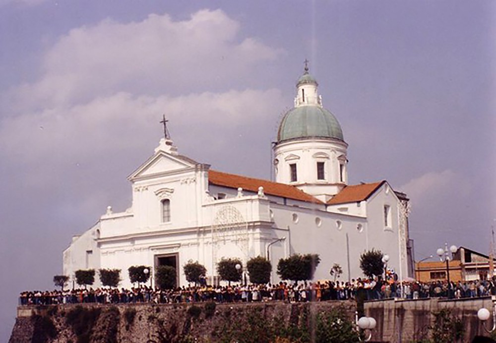 Inaugurazione delle statue di Augusto e San Michele a Ottaviano