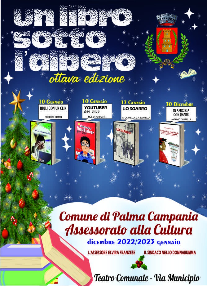 Tra Dante, Youtuber, Bulli e Lo Sgarro: prosegue a tamburo battente la rassegna "Un Libro sotto l'Albero"