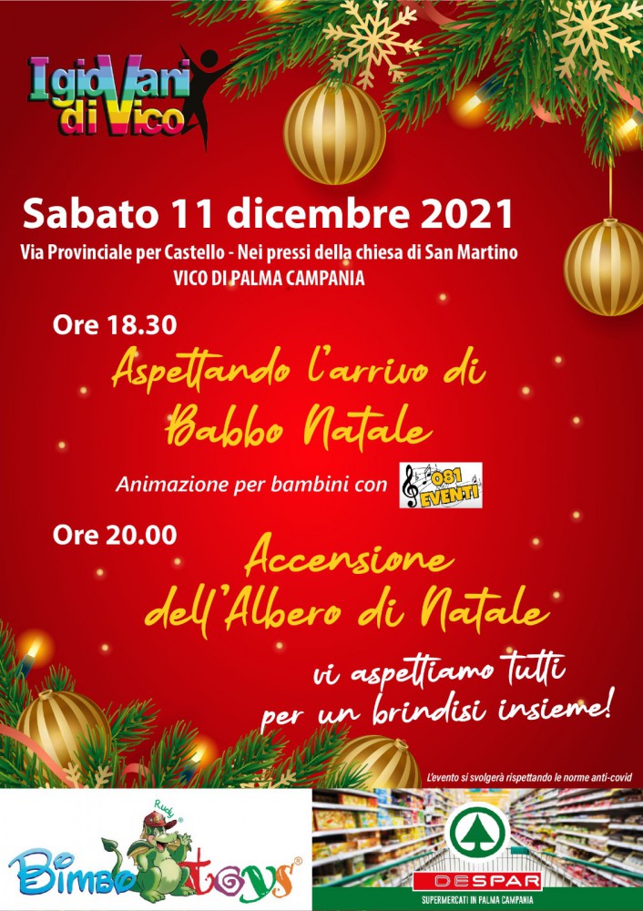 I Giovani di Vico si preparano per le feste tra animazione e accensione dell'albero.