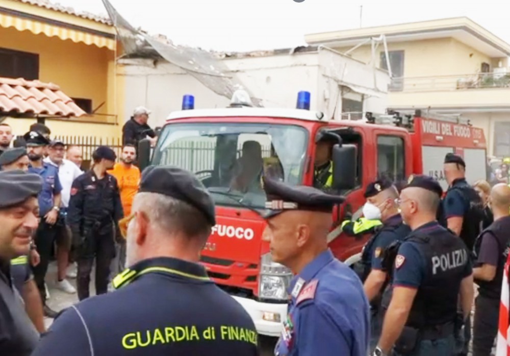 Aggiornamento sul crollo della palazzina a Saviano