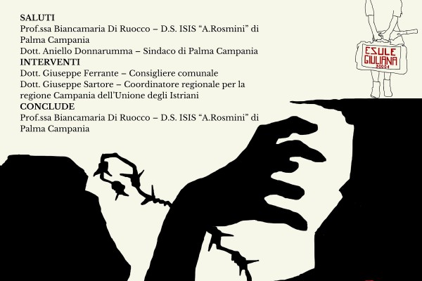 All'Isis "Rosmini" di Palma Campania un incontro dedicato a "L'Esodo Istriano: una Storia Italiana"