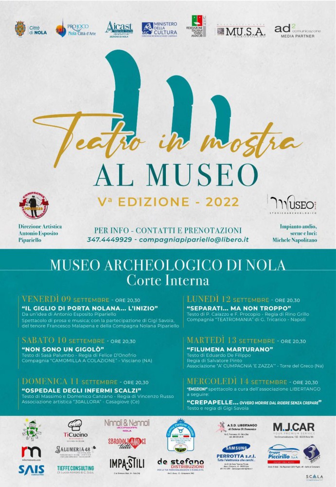 Teatro in Mostra al Museo: un ricco calendario di appuntamenti a settembre