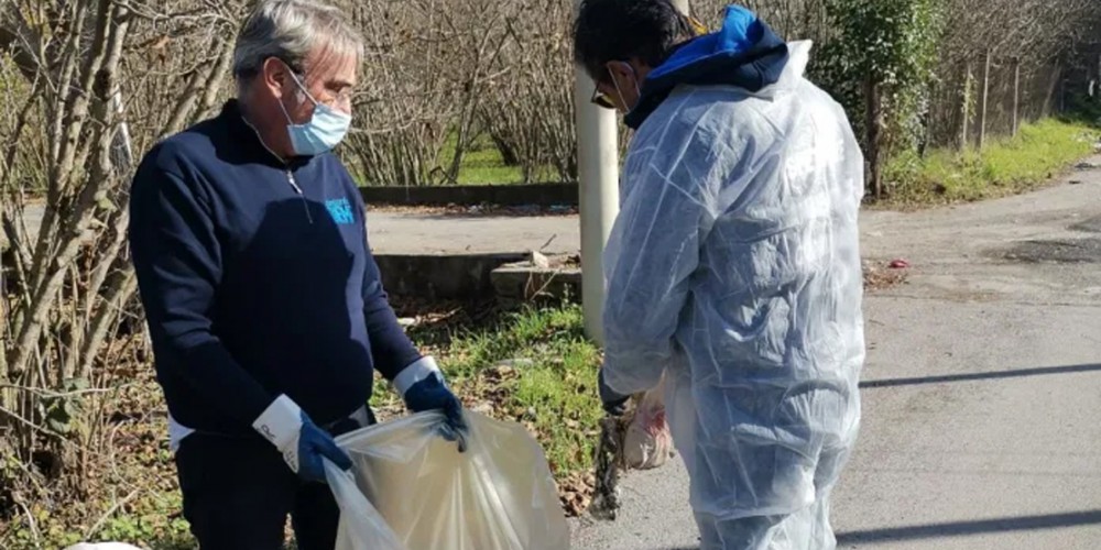 San Giuseppe Vesuviano, zona rossa e rifiuti: la Municipale all'opera per punire gli incivili