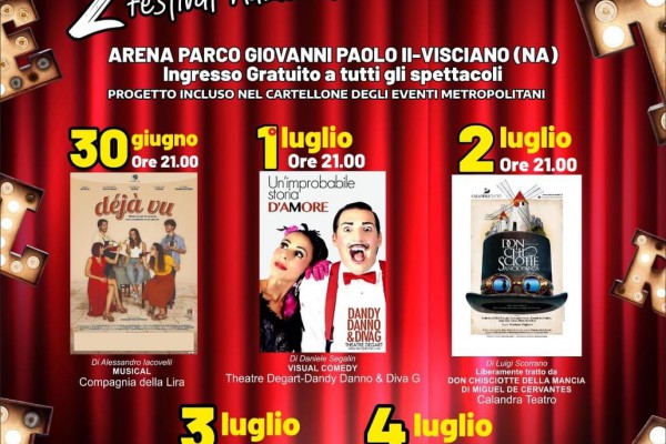 Visciano, parte il 30 giugno la seconda edizione di Theatralia