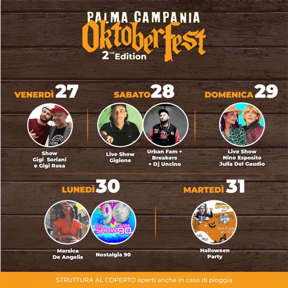 E' tempo di Oktober Fest: Palma Campania brinda al divertimento