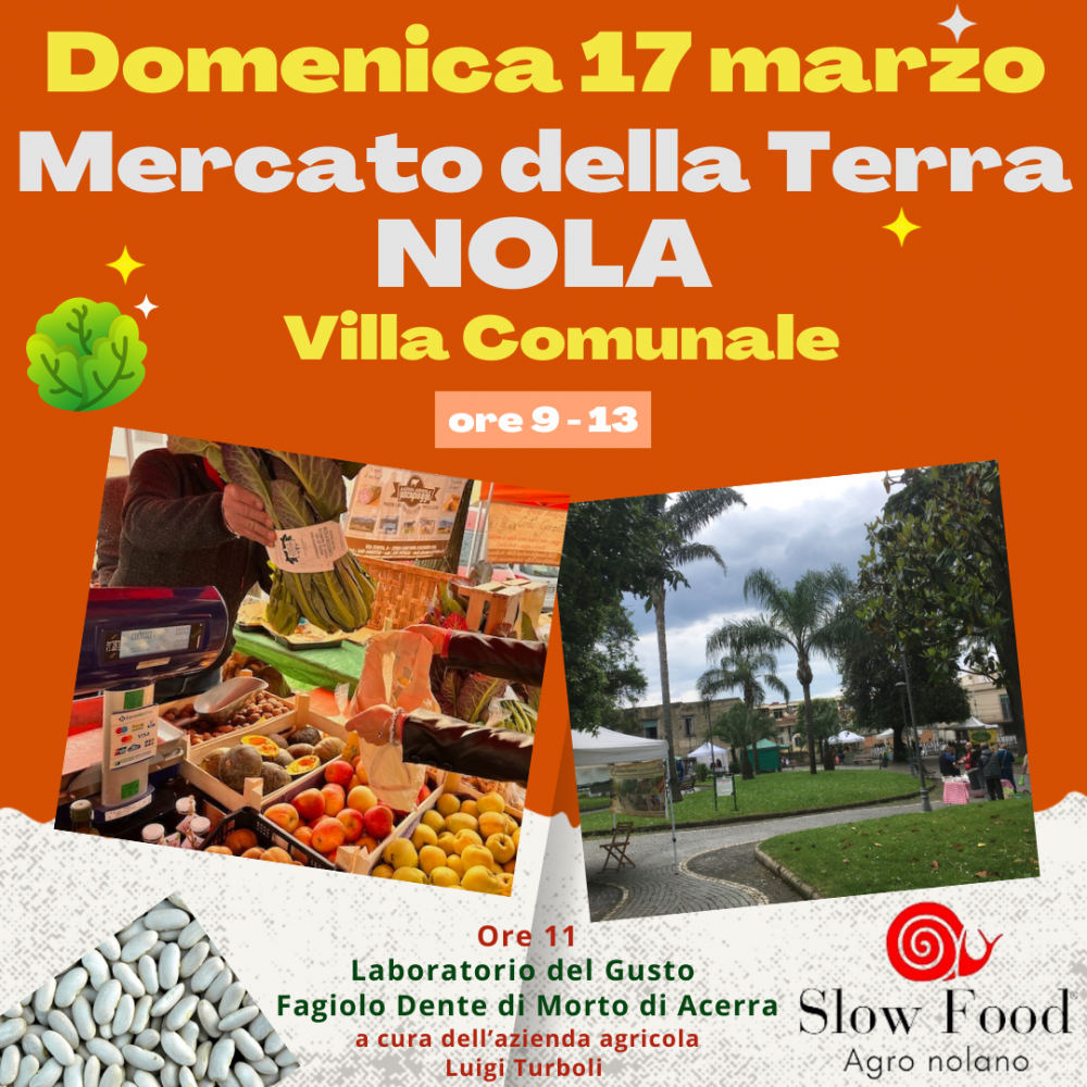 Nola, domenica in compagnia del Mercato della Terra