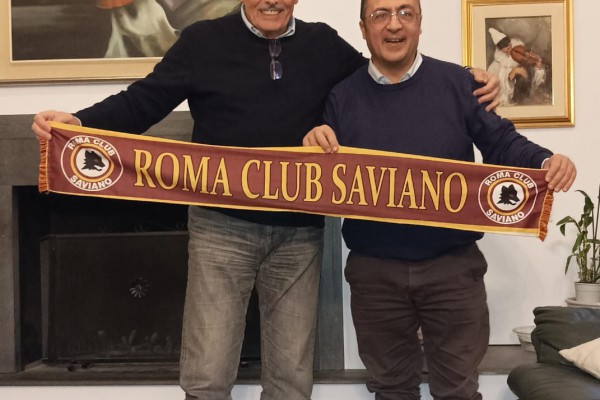 Il campione Michele Nappi omaggiato dal Roma Club Saviano