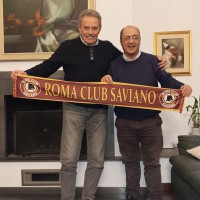 Il campione Michele Nappi omaggiato dal Roma Club Saviano