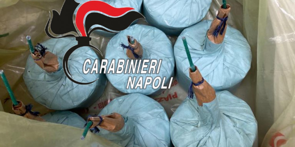 Ottaviano e San Giuseppe, controlli a tappeto dei Carabinieri: arresti e denunce, sequestrati anche botti illegali