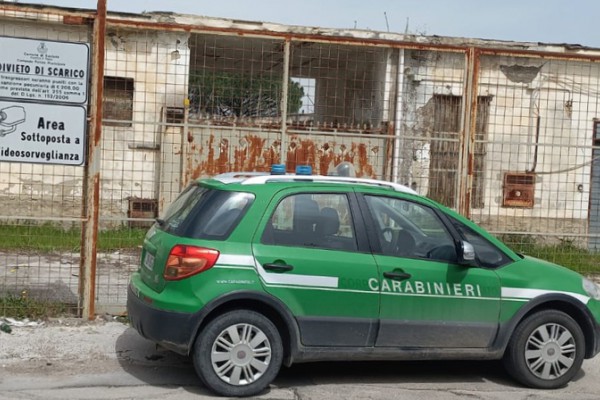 Saviano: Carabinieri sequestrano area di 2mila metri quadri