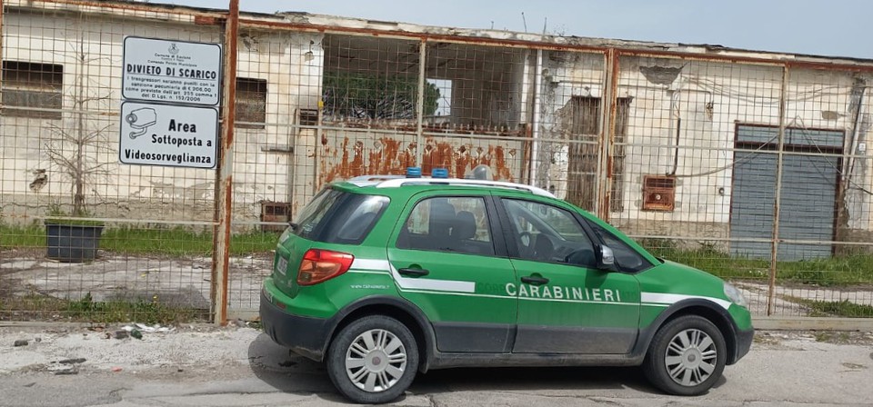 Saviano: Carabinieri sequestrano area di 2mila metri quadri