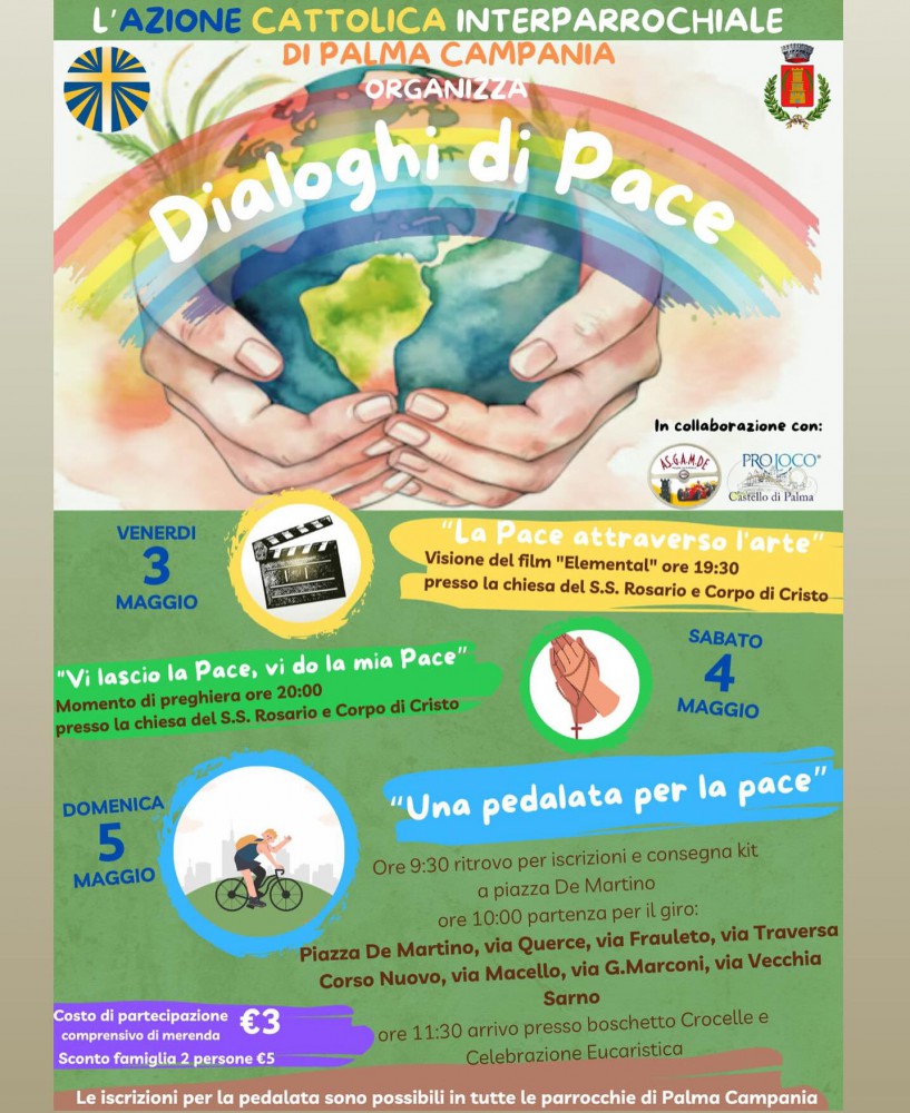 Arte, Preghiera e Solidarietà. Tre eventi per i Dialoghi di Pace a Palma Campania promossi dall’Azione Cattolica