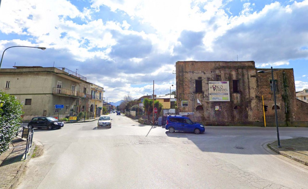 Nuova rotatoria a Palma tra Via Nuova Nola e Via Isernia