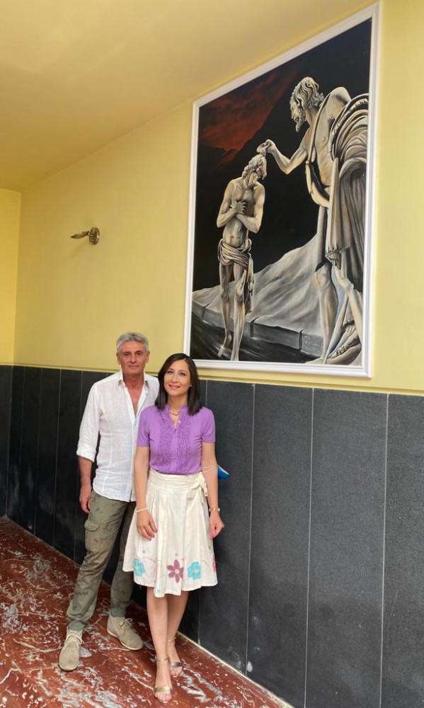 Piazzolla di Nola, la parrocchia si abbellisce con una nuova opera d'arte